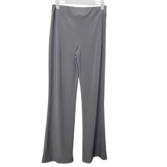 Joseph Ribkoff Elastic Waist Drapey Wide Leg Stretch Pull-on Pants Gray Small - Picture 4 of 4